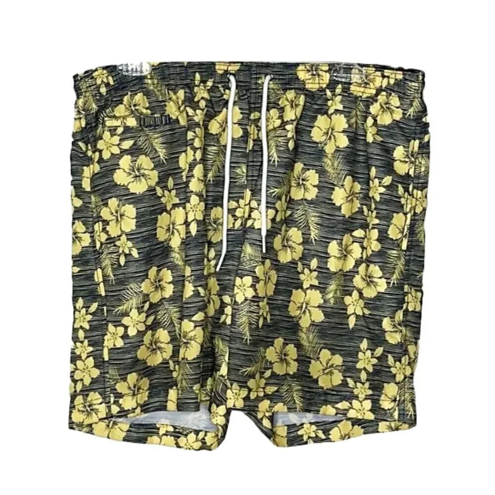 ❤️ TRUNKS Hawaiian swim trunks Size L